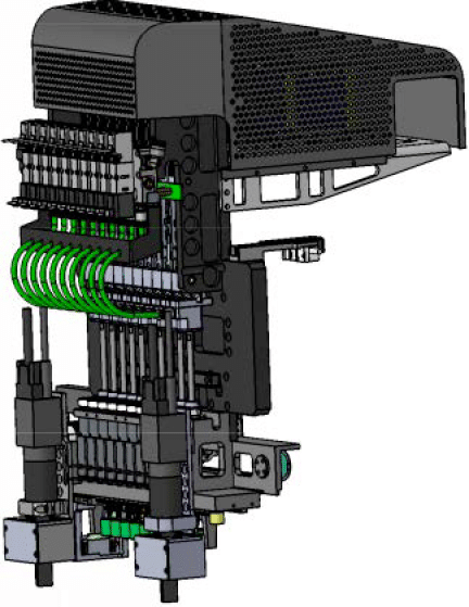 High-speed placement head